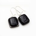 Sagamaa Short earrings Black