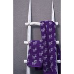 Bath Towel Lilac Reindeer