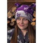 Spa hat / Sauna Hat Lilac Reindeer