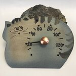 Sauna thermometer Cat Blå katt