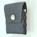 Arsbor Card wallet elk leather Black leather