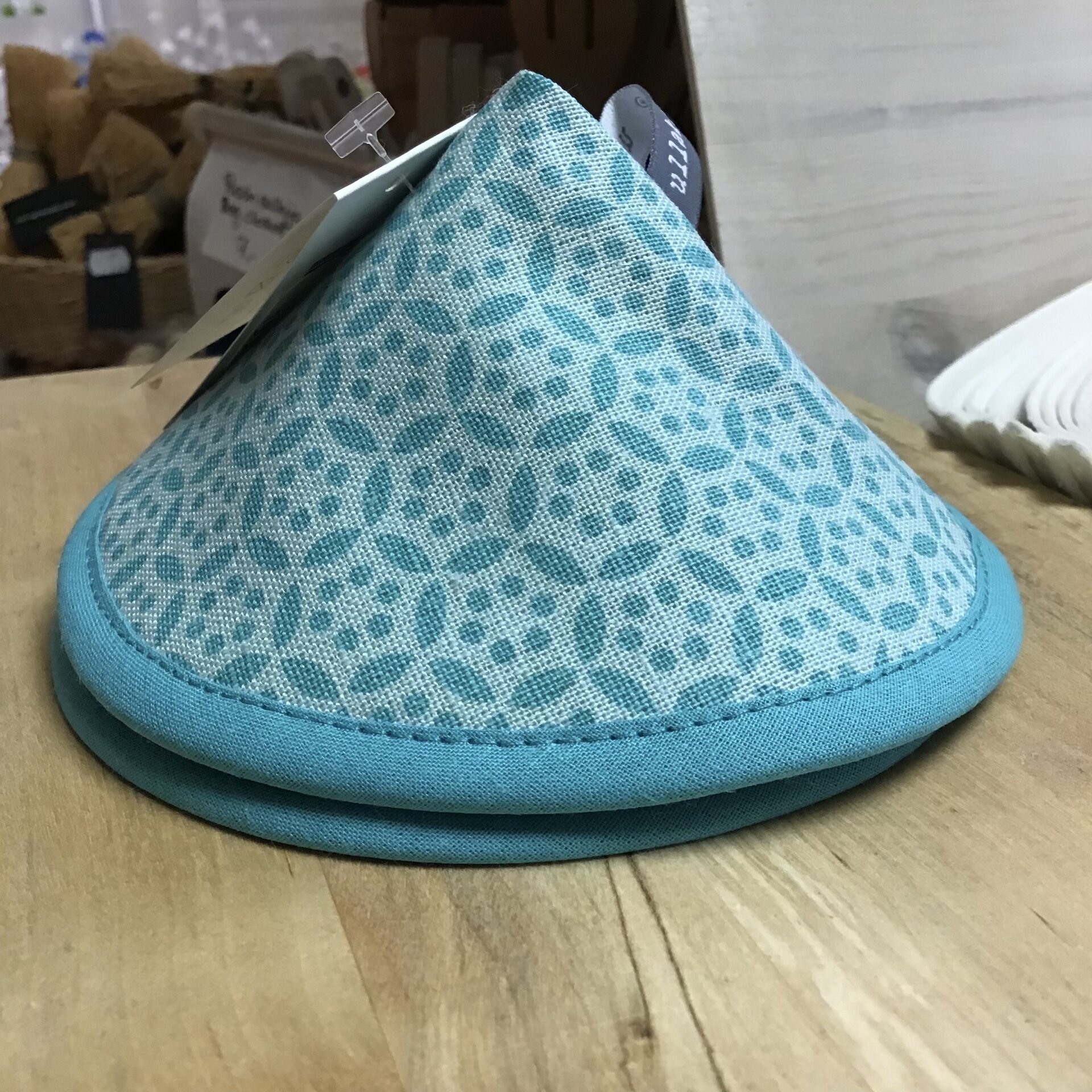 Kattilahattu / patalappu Turkoosi