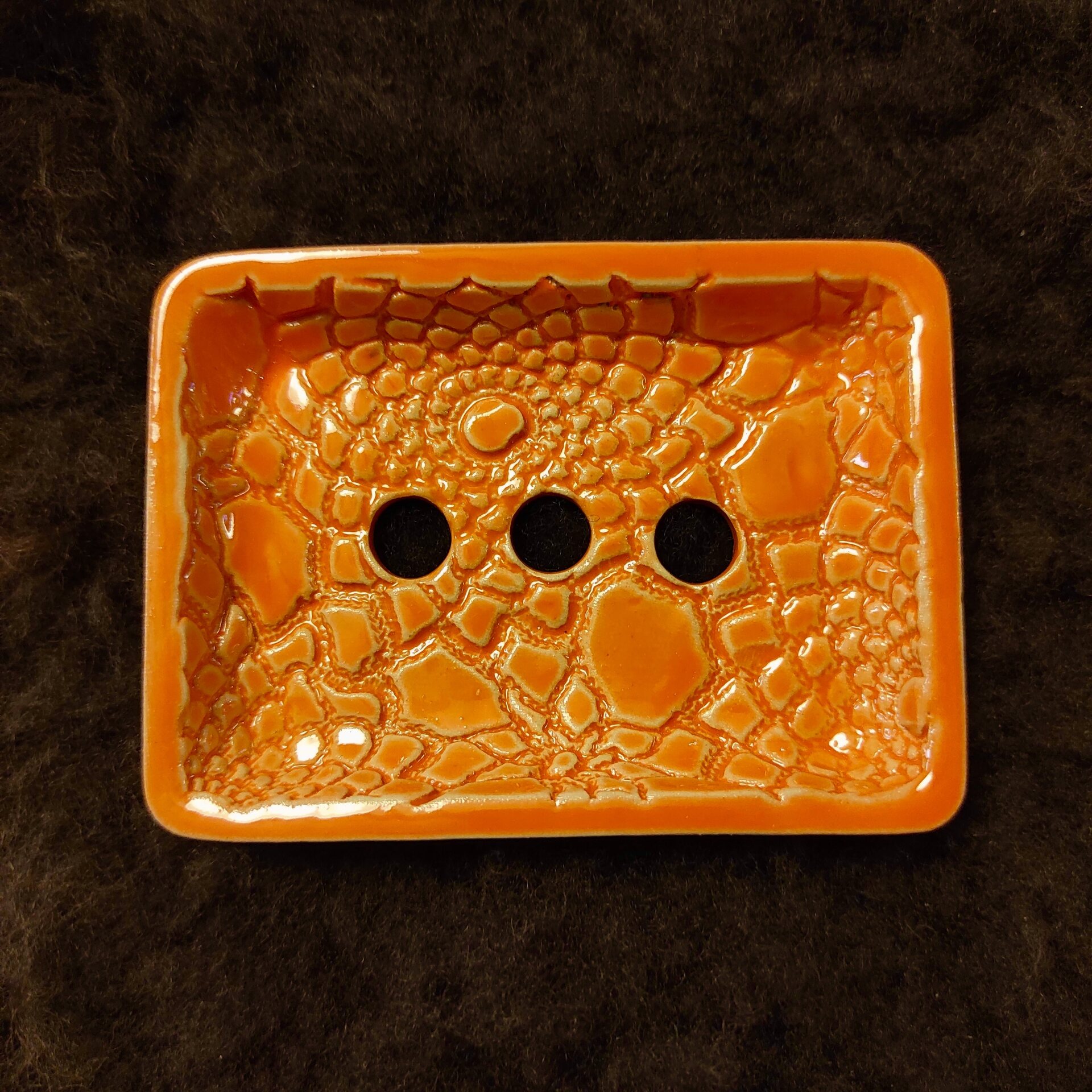 Punainen Ruukku Saippuakuppi Oranssi