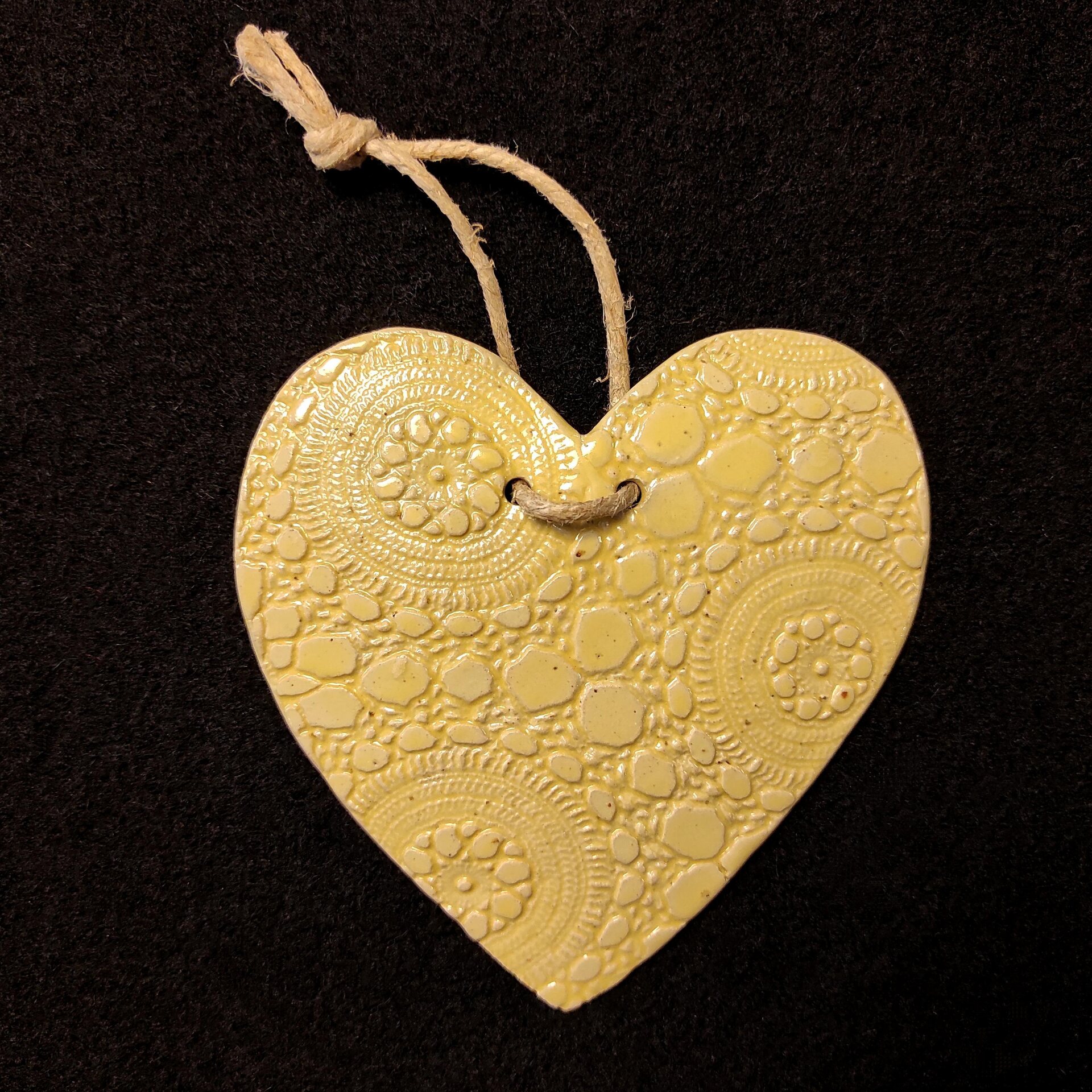 Punainen Ruukku Sydänkoriste Keltainen