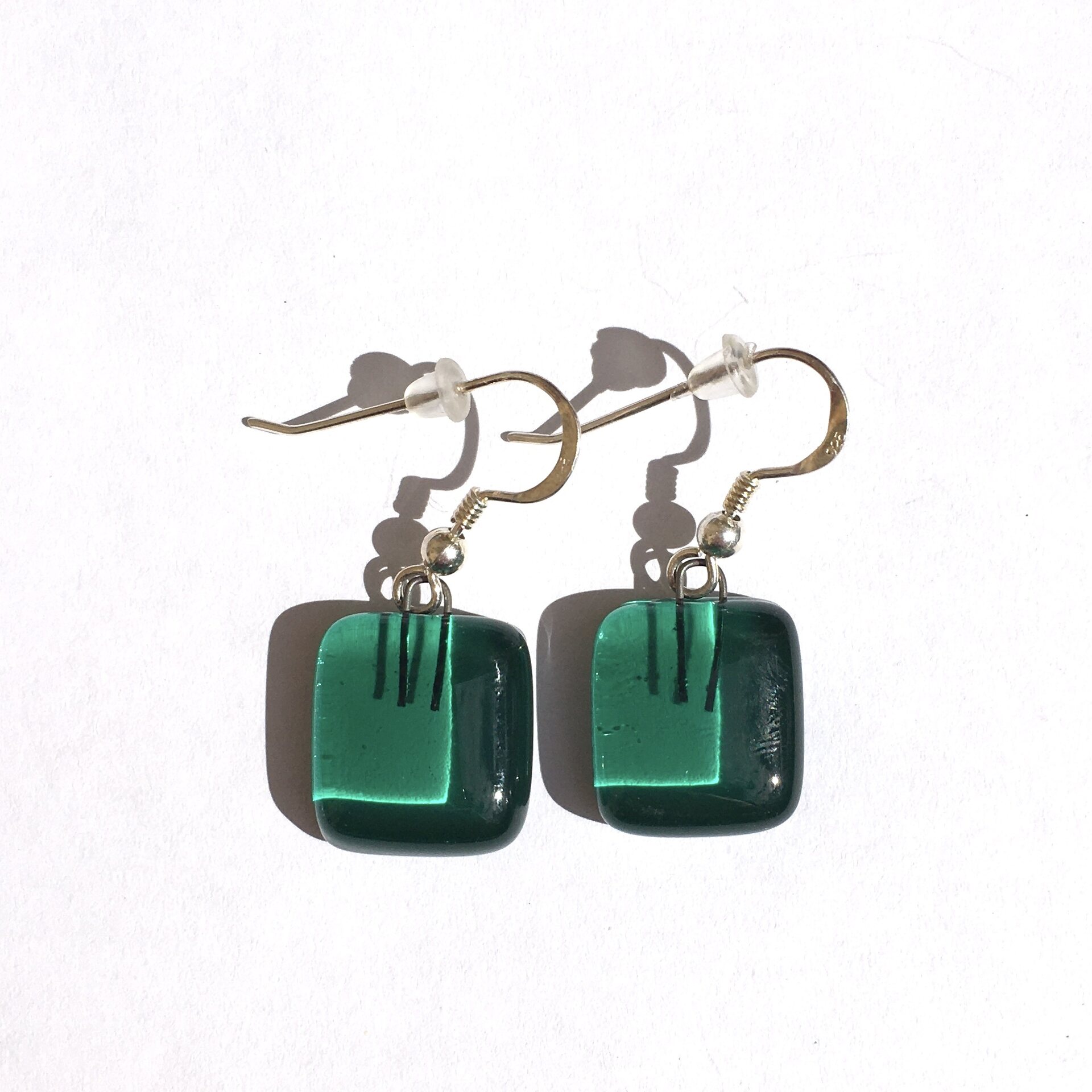 Sagamaa Short earrings Meren verde