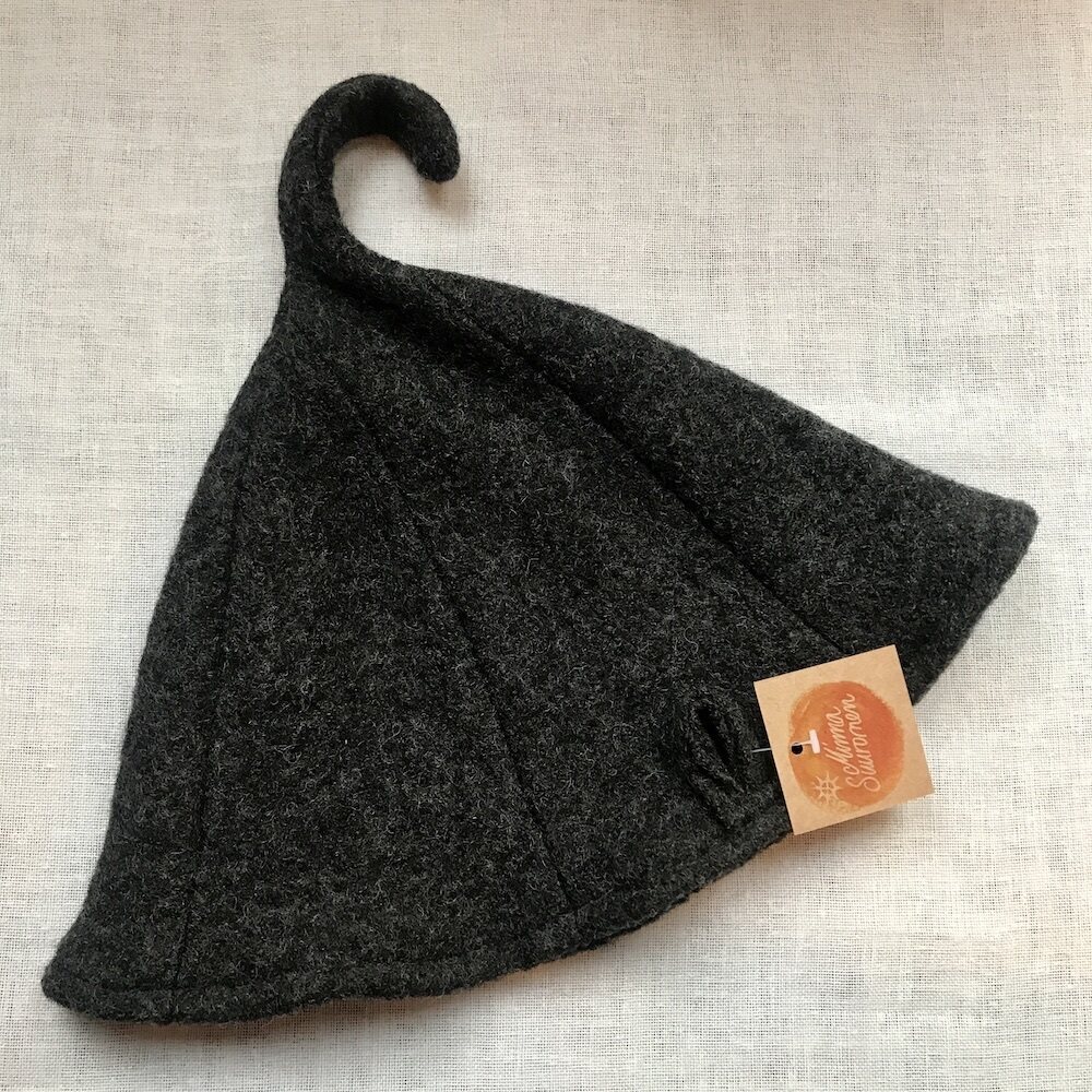 Saunahattu Kiekura Harmaa