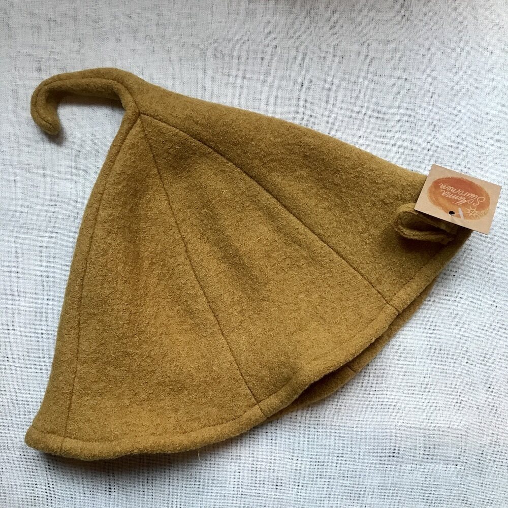 Saunahattu Kiekura Keltainen