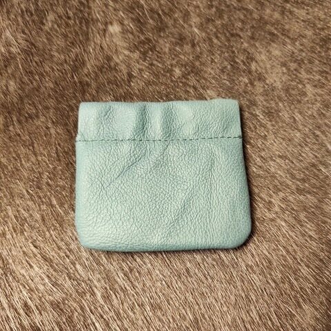 Nahkainen pussukka Turkoosi