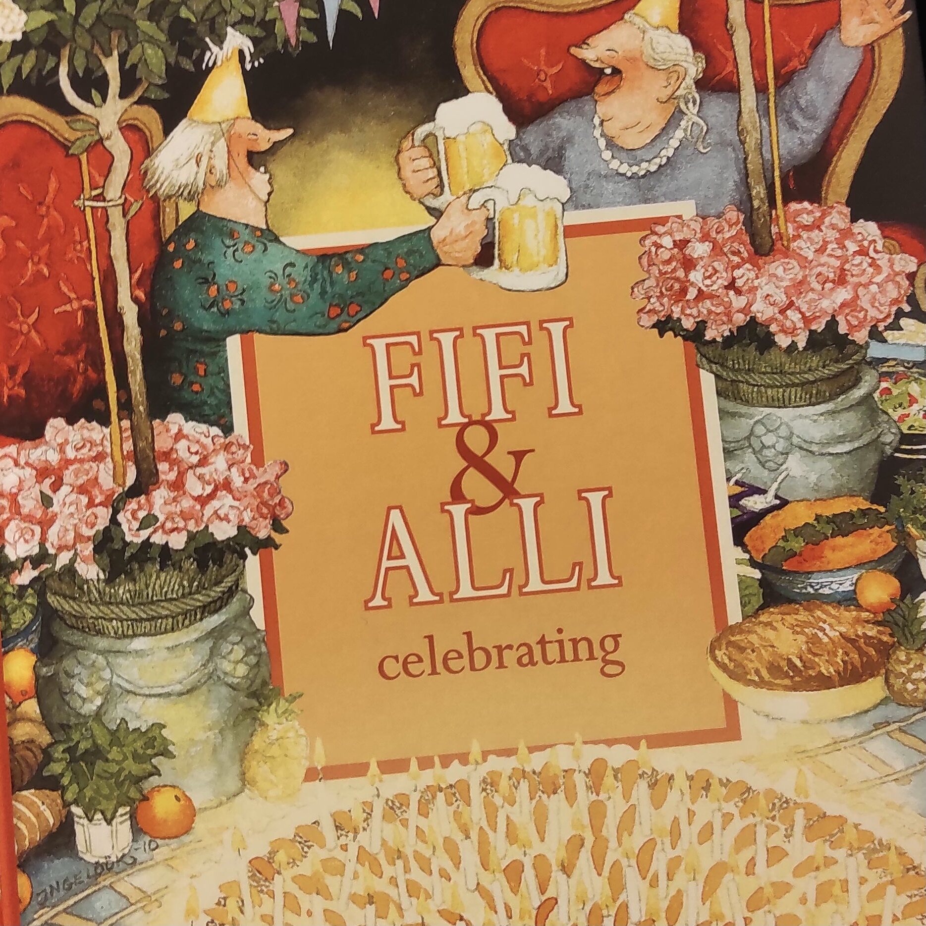 Inge Löök New Book: Fifi & Alli Celebrating Englanti