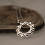HICH silver Heart pendant