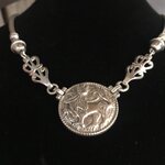 Kalevala Koru, Aurinkoleijona necklace, Silber