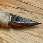 Puukontekijä J. Lassila Handmade carbon steel knife K112