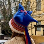 Lapland-style hat with four winds