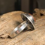Kalevala Koru silver ring with jasper stone