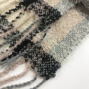 Asta Salminen Wool scarf, grigio 6.