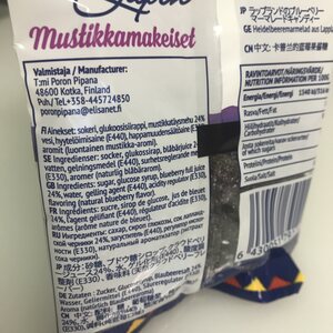 Blueberry marmalade sweets