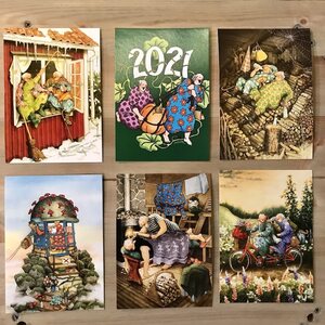 Inge Löök Inge Lööki's newest postcards (set) 12 kpl