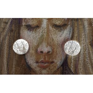 Frost- Earrings- 7 mm - made by HICH in Finland