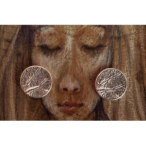 Frost Earrings 10mm -HICH Silver