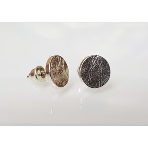 Frost Earrings 10mm -HICH Silver - Order from OMA puoti webshop