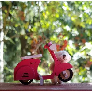 Plywood card - Scooter 1:24