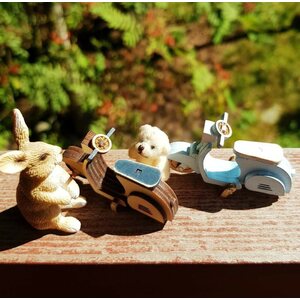 Plywood card - Scooter 1:24