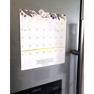 SiniSusa Kuukausiplanner -arkit 12 kpl