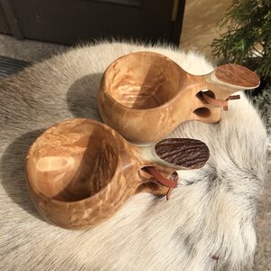 OMA Kuksa 2 dl with horn decoration
