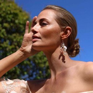 Upcycle with Jing Snow Fairy Drop Earrings