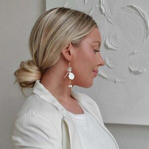 Upcycle with Jing Snow Fairy Drop Earrings