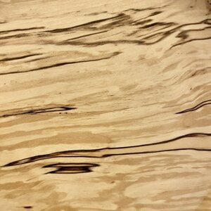 Serving plate from birch