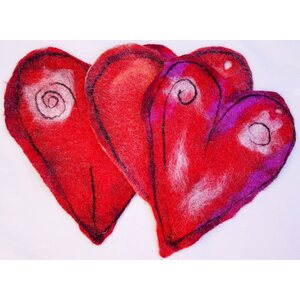 Asta Salminen Felted heart