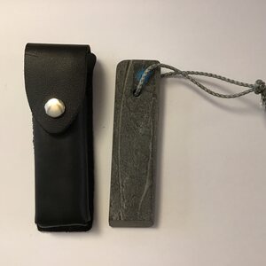 Wästikivi Backwood Stone in Leather Sheath