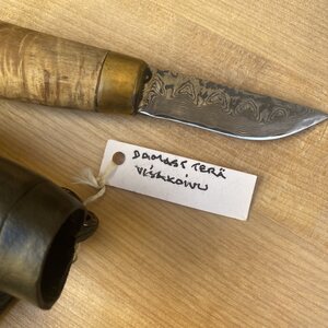 Puukontekijä J. Lassila Damastpuukko