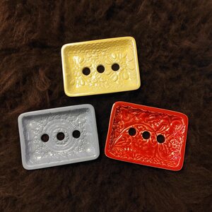 Punainen Ruukku Saippuakuppi