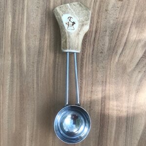 Reindeer Horn Handle Coffee Scoop