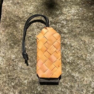 Wästikivi Small whetstone in Birch Bark Pouch