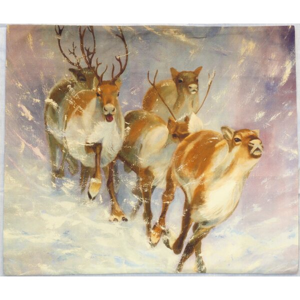 Pillowcase "Reindeer storm"