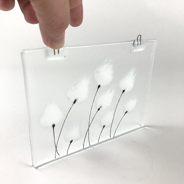 Sagamaa Glasswork small "Arctic cotton grass"